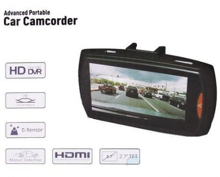 2.7HD 1080P CAR DVR CAMERA VIDEO RECORDER DASH CAMCORDER IR NIGHT HDMI GSENSOR