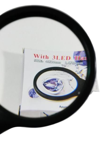 3LED HAND HELD MAGNIFIER