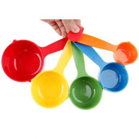 5PCS/SET MEASURING SPOONS KITCHEN MEASURING CUP AND SPOON